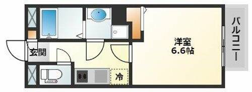 大阪府大阪市東淀川区菅原1丁目(アパート)の賃貸物件の間取り