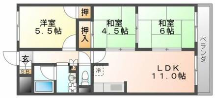 物件の間取り画像