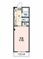 パレスハートC2-5の間取り