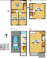 大阪府寝屋川市池田本町(一戸建)の賃貸物件-の間取り