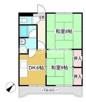メゾン丸山103の間取り