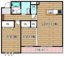 物件の間取り画像