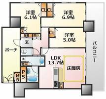 物件の間取り画像