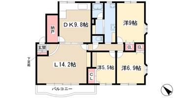 物件の間取り画像