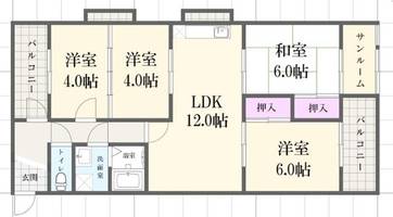 物件の間取り画像