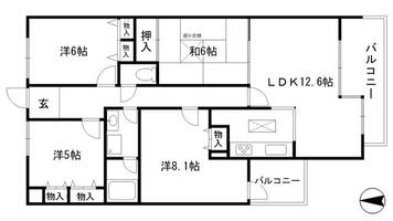 物件の間取り画像
