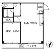 アクティー大和3号1Aの間取り