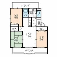 フォレストコート 二番館102の間取り
