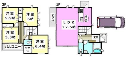 物件の間取り画像