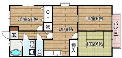 物件の間取り画像