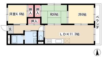 物件の間取り画像