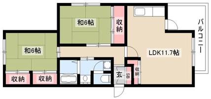 物件の間取り画像