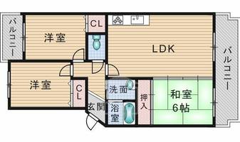 物件の間取り画像