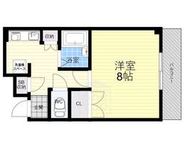 クリヨン千里北の間取り