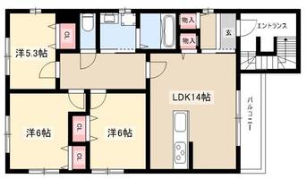 物件の間取り画像