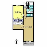 メモアールジャルダン402の間取り