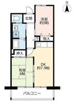 URシャレール東豊中0091002の間取り