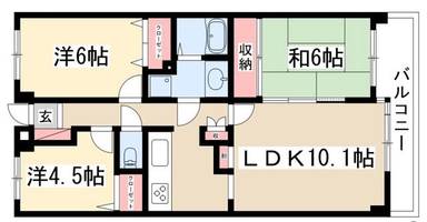物件の間取り画像