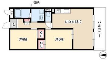物件の間取り画像