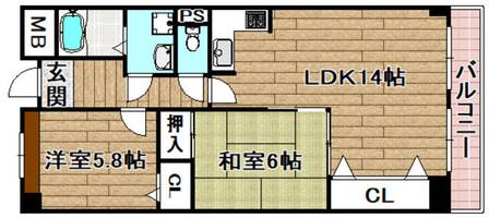 物件の間取り画像