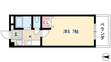 春里壱番館207の間取り