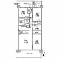物件の間取り画像
