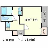 Rolls Link 修学院の間取り