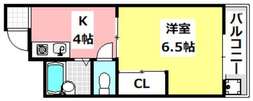 パレス花水木302の間取り