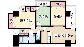 物件の間取り画像