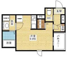 ハーモニーテラス三津屋南の間取り