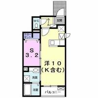 フローラ101の間取り