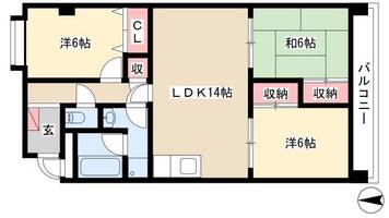 物件の間取り画像