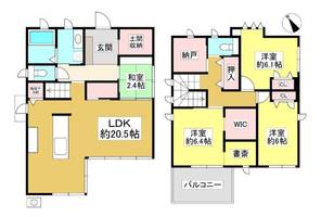 愛知県額田郡幸田町大字菱池字銘鍛治(一戸建)の賃貸物件1の間取り