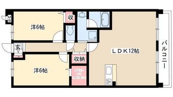 物件の間取り画像