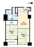 UR新豊里0051404の間取り