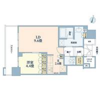 ブランズタワー梅田Northの間取り