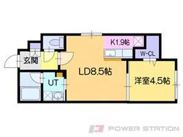 野幌DUOの間取り