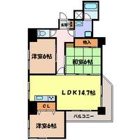 コートアクシス新栄の間取り
