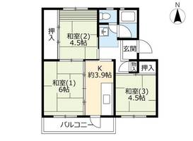 UR落合3410202の間取り