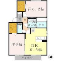 大阪府門真市南野口町(アパート)の賃貸物件の間取り