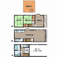 大阪府大阪市鶴見区安田3丁目(一戸建)の賃貸物件の間取り