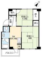 UR助松0280403の間取り