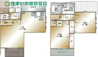 物件の間取り画像