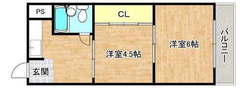 ブルースカイハイツ新森の間取り