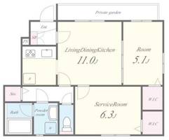 物件の間取り画像