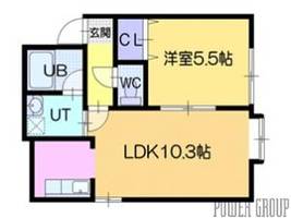 ガーデンズリビオの間取り