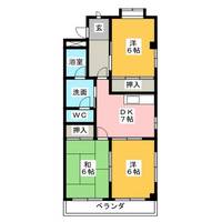 ロジュマンRTの間取り