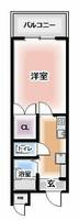 大阪府四條畷市楠公2丁目(マンション)の賃貸物件の間取り