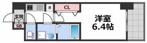 S-RESIDENCE小阪azureの間取り