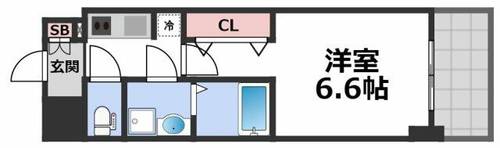 S-RESIDENCE小阪azureの間取り